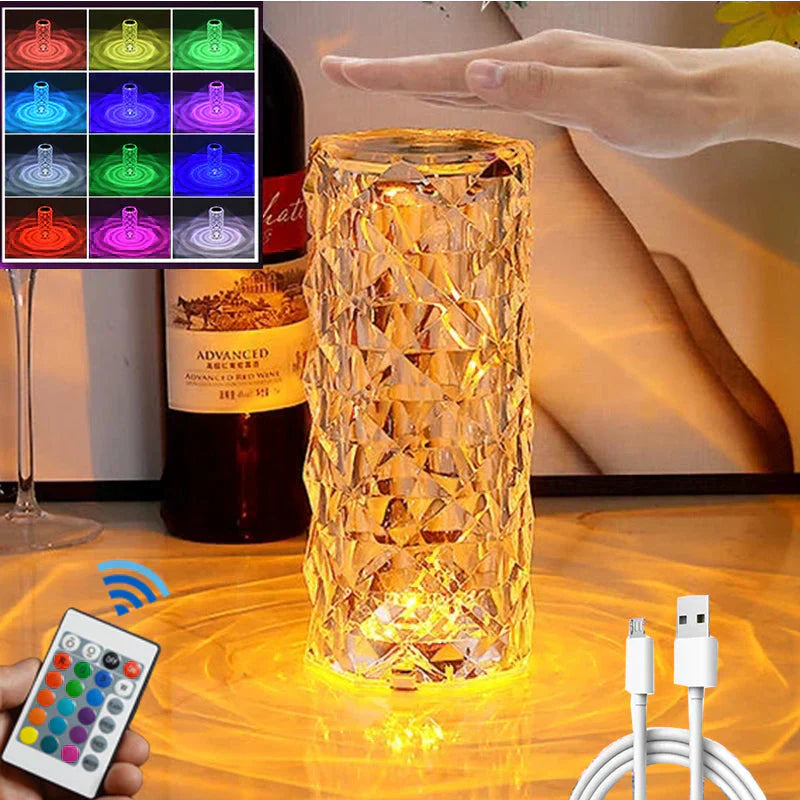 Souqly™LED Crystal Table Lamp